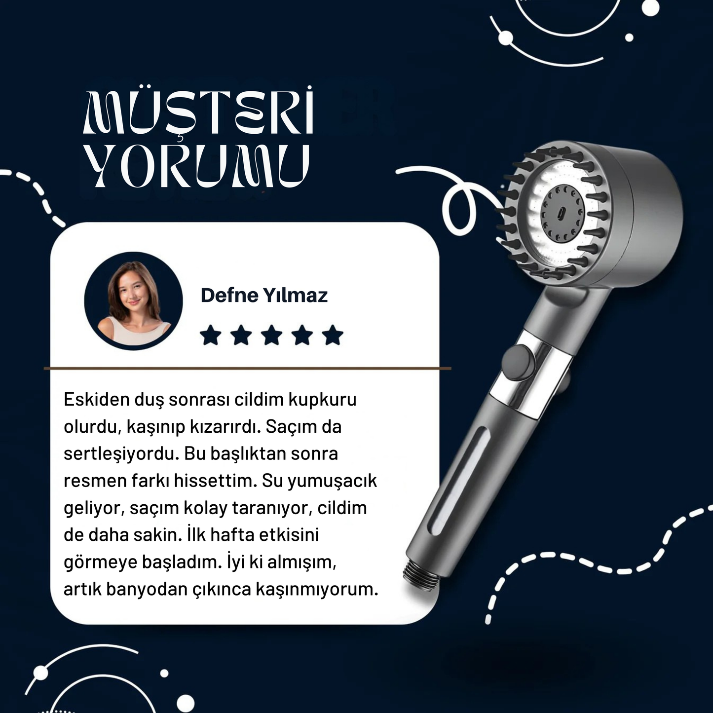 HydroPulse™ Filtreli Duş Başlığı